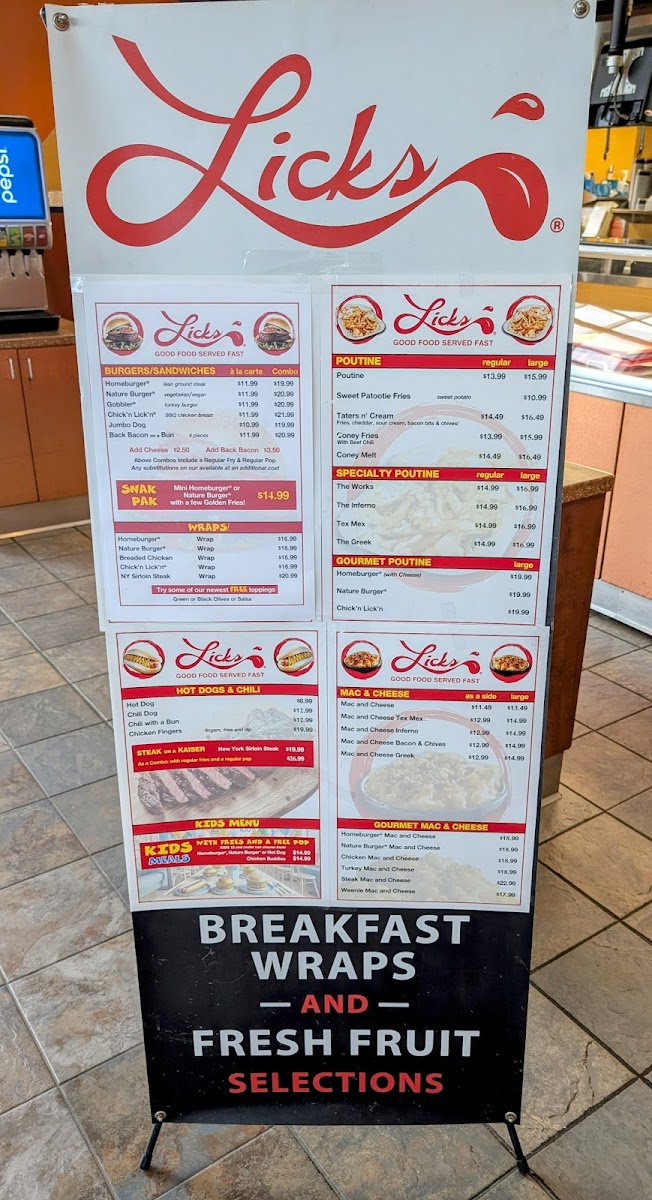 Lick's Menu - Image 5
